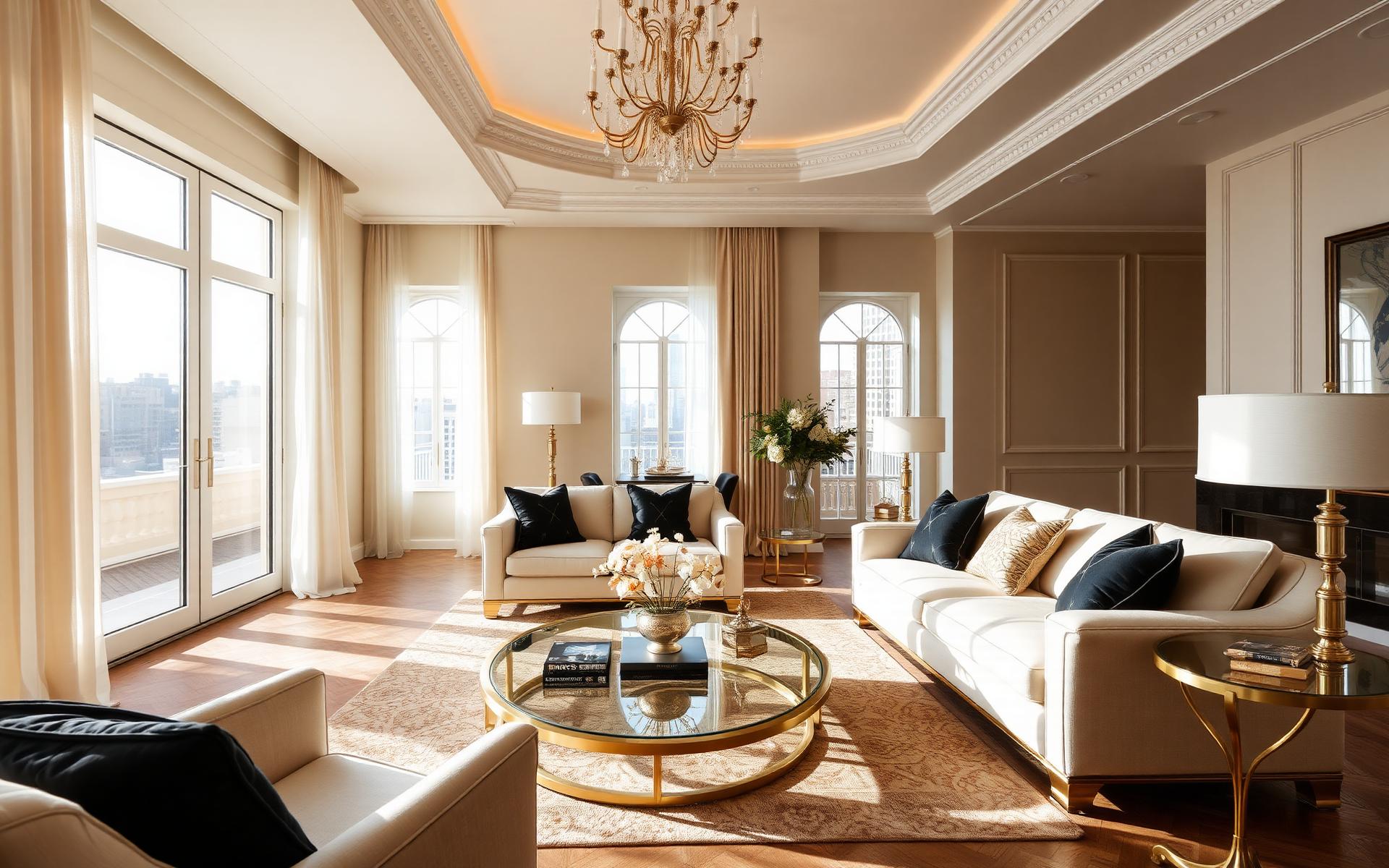 Beautifully cleaned modern living room